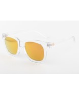 SPY SHANDY CRYSTAL Gray / Gold Mirror Sunglasses 6700000000011 52mm - £51.81 GBP