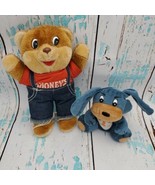 Shoney’s Limited Beanbag Team Mascot Tennessee Plush Dog 1997 &amp; Bear - $21.84 CAD