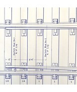 1941 Railroad Bangor Aroostook Split Switch Track Laying Blueprint F7 DW... - $219.36