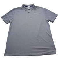 Nike Shirt Mens L Blue Golf Polo Standard Dri-Fit Lightweight - £14.88 GBP