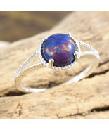 Mojave Purple Turquoise Sterling Silver Ring (Size 7.0) TGW 2.20 cts.  #... - £30.21 GBP