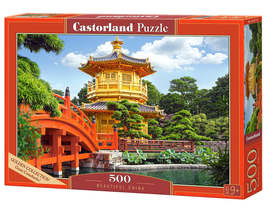 500 Piece Jigsaw Puzzle, Beautiful China, Nan Lian Garden in Hong Kong, Adult Pu - £12.85 GBP