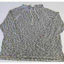 Marled Knit Hoodie Long Sleeve Pullover Casual Athleisure Top - $12.82