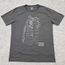 Laputa Castle in the Sky Robot Soldier Shirt Mens Large Gray Ghibli Museum - $24.70