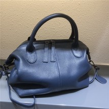 Soft Cow Real Leather Ladies Hand Bag Women&#39;s Genuine Leather Handbag Shoulder B - £95.23 GBP