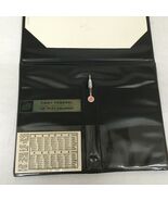 Vintage First Federal of Pittsburgh bank small black binder promo item - $362.29 MXN