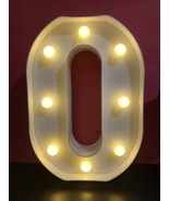 POOQLA -LED Marquee Lighted &quot;O&quot; Sign, Home Deco, Party Or Wedding ~ NEW/... - £7.25 GBP