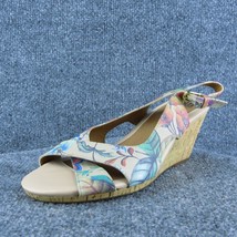 Sofft  Women Slingback Sandal Shoes Pink Leather Size 8 Medium - $27.72