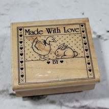 Rubber Stamp Hero Arts 1985 Made with Love  - $9.89