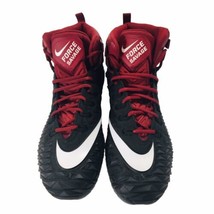 Nike Force Savage Elite Promo Football Cleats Black w/Red 918346-018 Sz 14 High - £51.98 GBP