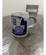 Salt Glazed Blue Reinh Merkelbach Hohr Grenzhausen German Mug Cup Stein ... - $24.74