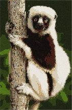 Pepita Needlepoint kit: Lemur, 8&quot; x 12&quot; - £69.47 GBP+