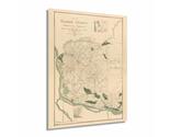 HISTORIX Vintage 1888 Clark County Washington Map Poster - 18x24 Inch Vi... - $39.99+
