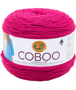 Lion Brand Coboo Yarn Magenta - $401.23 MXN