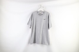 Vtg Nike Mens Large Travis Scott Mini Swoosh Short Sleeve T-Shirt Heather Gray - £34.84 GBP
