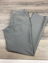 Footjoy FJ Golf Pants Mens Size 33 Stretch Beige  5 Pocket Measures 33x32 - $26.81