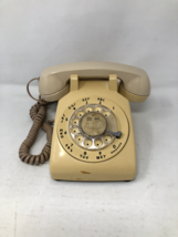 Tan/Pink Vintage Rotary Dial Desk Telephone Bell Systems Untested - £24.68 GBP