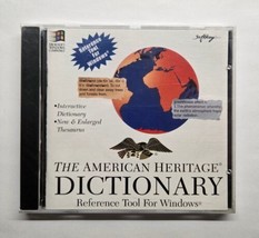 The American Heritage Dictionary Reference Tool For Windows (PC CD-ROM, 1995) - £15.78 GBP