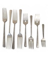 WM. A. ROGERS A1 PLUS ONEIDA LTD BROOKWOOD BANBURY 8 Spoons Lot Silver P... - $8.86
