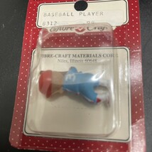 Fibre-Craft Mini Figure Baseball Player - $4.50