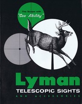 ORIGINAL Vintage Lyman Telescopic Sights &amp; Accessories Catalog - $19.79