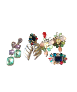 Elevate Your Look with Pre-Owned Five Set Earring Lot Costume Jewelry - $264.80 MXN