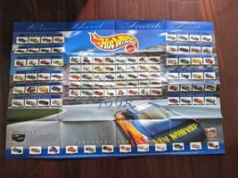 1998 Hot Wheels Poster- New Old Stock - $6.95