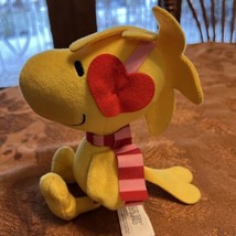 Peanuts Woodstock Valentines Day beanbag plush 7.5&quot;  (2017) - $15.79