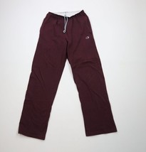 Vintage Champion Mens Small Faded Lightweight Wide Leg Sweatpants Maroon... - $34.60