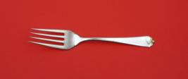 Lotus Gold Accent by Watson Sterling Silver Salad Fork 6 1/2&quot; - £68.79 GBP