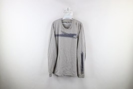 Vintage Nike Mens XL Distressed Block Letter Spell Out Long Sleeve T-Shirt Gray - £34.79 GBP