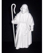 Avon Nativity White Porcelain Collectible SHEPHERD W/Staff Figure  - £7.95 GBP