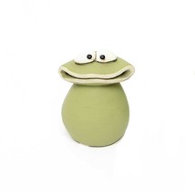 Froggi Concrete Frog Indoor Outdoor Garden Figurine Green Sm 4.5&quot; H - $16.27 CAD