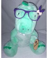 FAO Schwarz  Sparklers T-Rex with Removable Bunny Glasses Plush 12" NWT - $16.71