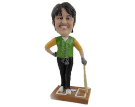 Custom Bobblehead Male Indian Cricket Player Posing For Pictures - Sports &amp; Hobb - £72.26 GBP