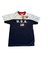 Outtro Sports Mega USA Soccer Mens Jersey White/Blue Size XL Vintage New... - $15.79