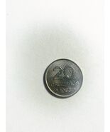 1983 Brazil  20 Cruzeiros Stainless Steel Coin - Francis of Assisi Church - $3.93 CAD