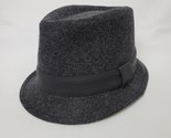 Wilson s Leather Men s Fabric Crown Fedora Hat With Woven Brim Size M/L ... - $14.84