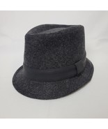 Wilson s Leather Men s Fabric Crown Fedora Hat With Woven Brim Size M/L ... - $20.29 CAD