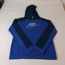 Nike Youth Boys Size XL Blue Cotton Blend Hoodie Pullover Sweatshirt Lon... - €15,24 EUR