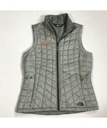 North Face Womens Full Zip Lightweight Thermoball Puffer Vest Small Embr... - $726.01 MXN