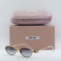 MIU MIU MU54ZS 5AK30C Gold/Grey Gradient Mirror 53-19-140 Sunglasses New Auth... - £268.50 GBP