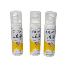 3X Olay Foaming Whip Body Wash Shea Butter Luxe Lather 2 oz ea - £20.07 GBP