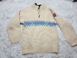 ASA GJESTAL Design Spinners S Nordic Sweater Men&#39;s Fair Isle Knit Wool 1... - £31.63 GBP