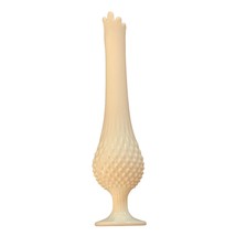 Fenton Swung Glass Vase White Milk Glass Hobnail 15&quot; x 3.25&quot; Vintage Pre... - £44.84 GBP