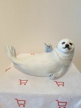 Snow Pup - White Seal Figurine by Franklin Mint - $12.73