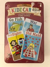 KIDZ CARDZ – 4 Jumbo Sized Card Games - Kids Collection Cardinal Classic... - £3.92 GBP