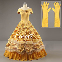 Custom-made Beauty and the Beast Princess Belle Dress Cosplay Costume - £115.54 GBP