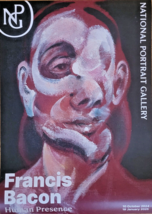 Francis Bacon - Cartel Original Exposición - Nacional Retrato Gallery-2024 - $205.59