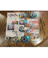 8 Vintage Minnesota Mining &amp; Mfg Co Scotch Christmas Gift Tape 3M &amp; Booklet - £69.59 GBP